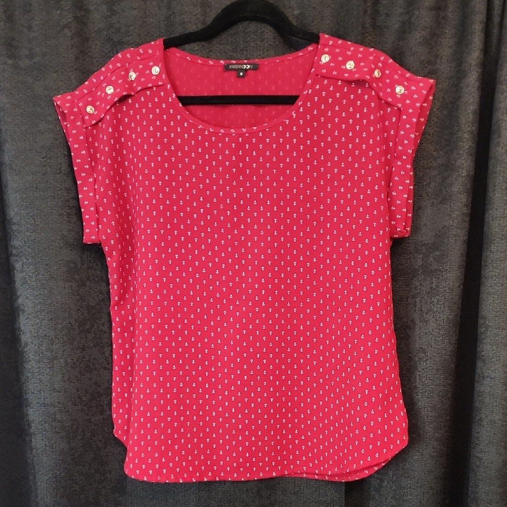 Red Polka Dot Top